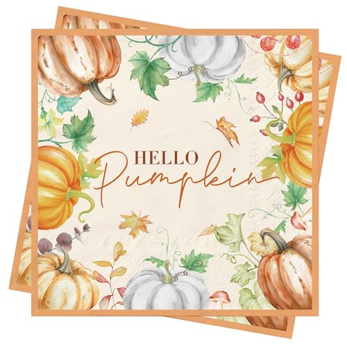 80Stück Herbst Servietten Herbst Deko Kürbis Servietten Thanksgiving Tischdeko Deko Cocktail Servietten Herbst Papierservietten mit Herbstblätter Halloween Servietten Ernte Herbst Party Zubehör 80Stück Herbst Servietten Herbst Deko Kürbis Servietten Thanksgiving Tischdeko Deko Cocktail Servietten Herbst Papierservietten mit Herbstblätter Halloween Servietten Ernte Herbst Party Zubehör von AFYHH