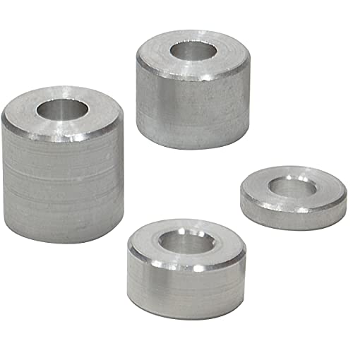 Distanzhülsen 10x5,3x8 mm (2 Stück) aus Aluminium Madenschrauben Abstandshülsen Distanzbuchsen Aluhülse Abstandsbuchsen Alu Abstandhalter Rohrbuchse | AG-BOX® von AG-BOX