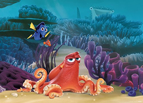 AG DESIGN "Finden Dory Disney Foto Wandbild Tapete für Kinder Kinderzimmer, Mehrfarbig, 160 x 115 cm von AG Design