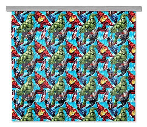 AG Design Avengers Marvel Wand Sticker, Stoff, Mehrfarbig, 0. 1 x 180 x 160 cm, 2 von AG Design