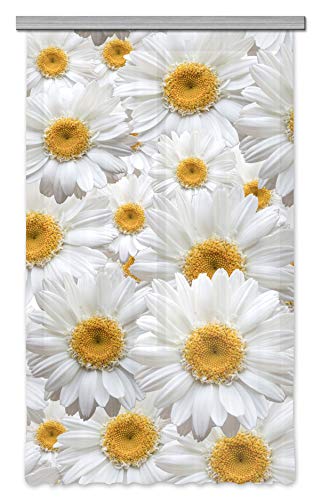 AG Design Blumen Gardine/Vorhang, Stoff, Mehrfarbig, 140 cm x 245 cm von AG Design