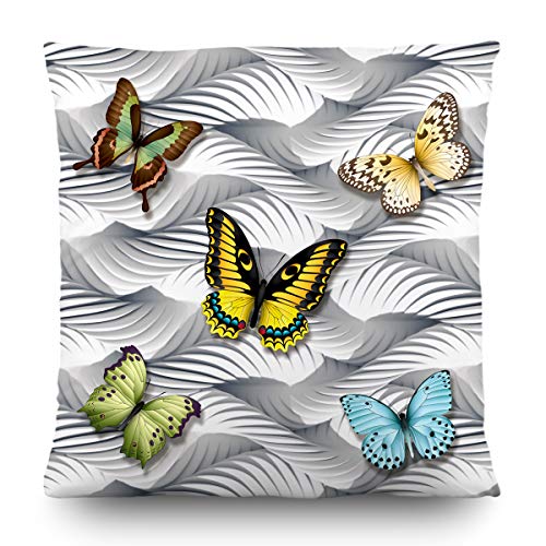 AG Design CN 3614 Deko Kissen, Polyester, Mehrfarbig, 45 x 45 cm von AG Design