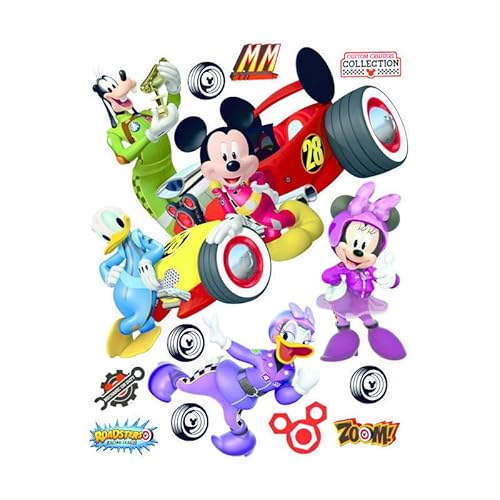 AG Design - Disney Mickey Mouse – Wandsticker – Wandtattoo – Wandaufkleber – Selbstklebend – Bunt - 65 x 85 cm - DK 2309 von AG Design