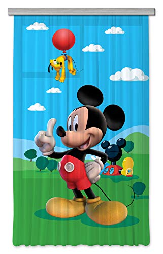 AG Design Disney Mickey Mouse Polyester Vorhänge Kinderzimmer 140 x 245 cm Gardinen 1 Teil | FCSXL 7141 AG Design Disney Mickey Mouse Polyester Vorhänge Kinderzimmer 140 x 245 cm Gardinen 1 Teil | FCSXL 7141 von AG Design