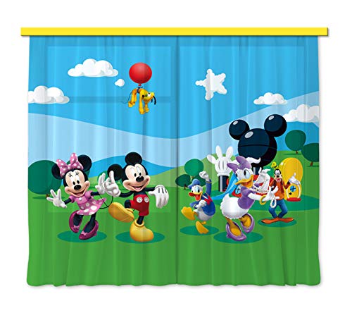 Gardine/Vorhang FCS xl 4307 Kinderzimmer Disney Mickey Mouse von AG Design