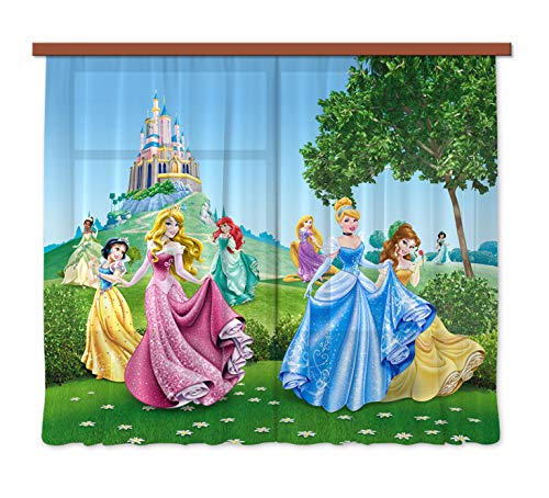 Gardine/Vorhang FCS xl 4319 Kinderzimmer Disney Princess Prinzessin von AG Design