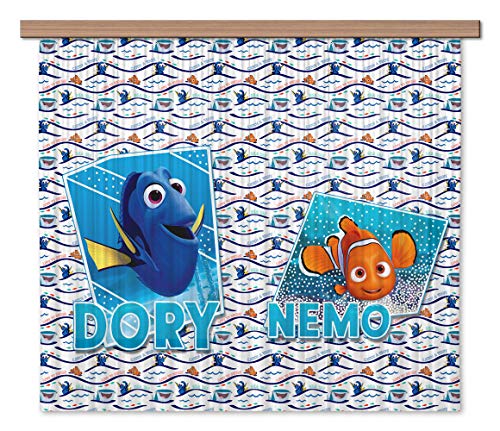 AG Design Disney Nemo, Gardine/Vorhang, 2 Teile, Stoff, Multicolor, 180 x 160 cm von AG Design