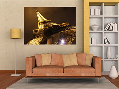 AG Design FTM 0818 Eiffelturm Paris, Papier Fototapete - 160x115 cm - 1 Teil, Papier, multicolor, 0,1 x 160 x 115 cm von AG Design