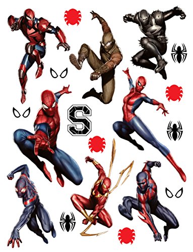 AG Design Marvel Spider Man Wand Sticker, 1 Teil, PVC-Folie (Phtalate-Free), Multicolor, 65 x 85 cm von AG Design