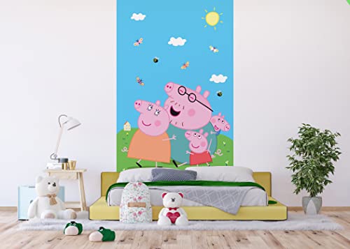 AG Design Peppa Pig Vlies Fototapete 150 x 270 cm | 2 Teile | AFTD2P 5616-601 von AG Design