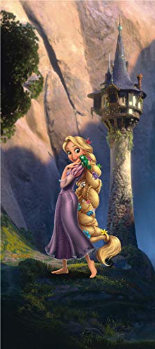 AG Design Rapunzel Disney Prinzessin Fototapete, Vlies, Bunt, 90 x 202 cm von AG Design