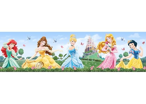 AG Design Selbstklebende Bordüre Disney Prinzessinnen, AWBD 8072 | Wasserfest Kinderzimmer Wand Dekoration | Wandbordüre für Mädchen und Junge | Folie, Mehrfarbig | Breite 500 cm x Höhe 14 cm AG Design Selbstklebende Bordüre Disney Prinzessinnen, AWBD 8072 | Wasserfest Kinderzimmer Wand Dekoration | Wandbordüre für Mädchen und Junge | Folie, Mehrfarbig | Breite 500 cm x Höhe 14 cm von AG Design