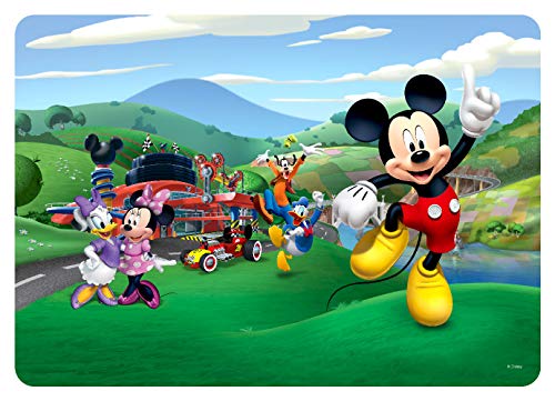 AG Design TMD 8303 Disney Mickey Mouse Kinder, Tischsets, essmatten, malmatte, knetmatte-30x42 cm, Phtalatefrei Kunstoff, Bunt, 42x30 cm von AG Design