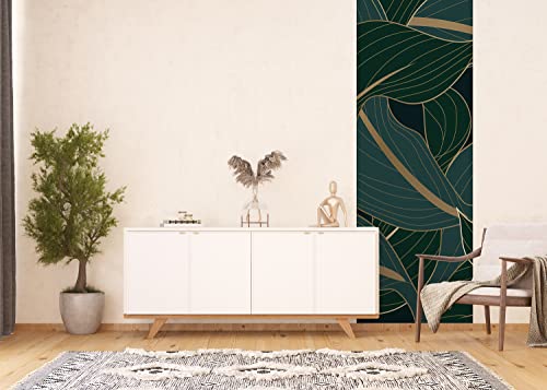 AG Design Vlies Fototapete Green Leafs | 90 x 270 cm | 1 Teil | AFTNVL 7317 von AG Design