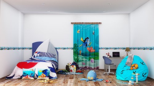 AG Design Disney Findet Nemo Wand Sticker, Selbstklebende Folie, Mehrfarbig, 500 x 10 cm von AG Design