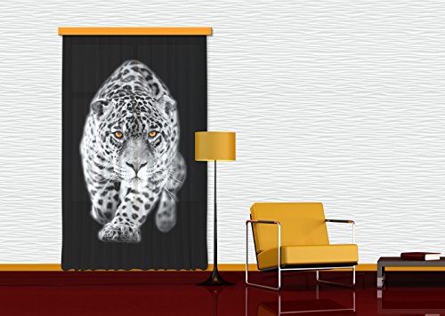 Gardine/Vorhang FCP L 6503 Tiger, 140 x 245 cm, 1-teilig von AG Design