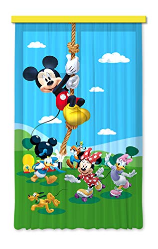 Gardine/Vorhang FCS L 7106 Disney, Mickey Mouse, 140 x 245 cm, 1-teilig von AG Design