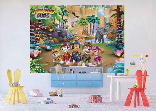 Paw Patrol Jungle Pups Kinderzimmer Fototapete von AG Design | 252 x 182 cm | AFTDXL 1982 von AG Design