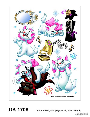 Wand Sticker DK 1708 Disney Katzen von AG Design