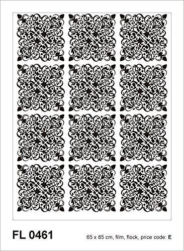 Wand Sticker FL 0461, Flock , Squares, 65 x 85 cm, 1 teil von AG Design