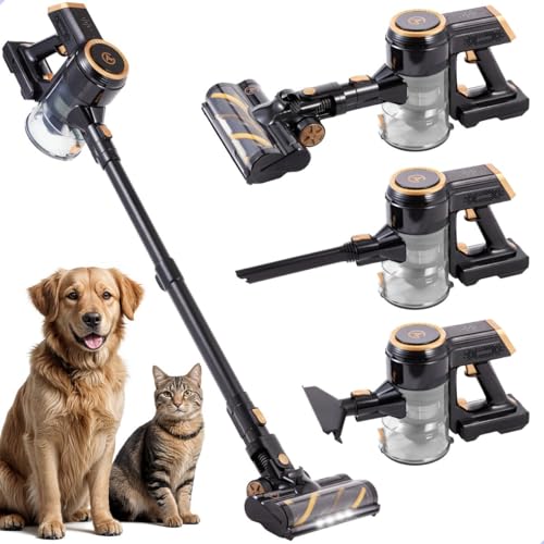AG4200 Cordless Stick Vacuum Cleaner - Bagless Vacuum Cleaner - Suitable for Animal Hair - Powerful - Handheld Vacuum Cleaner - Cordless Vacuum Cleaners - Stick Vacuum Cleaners von AG