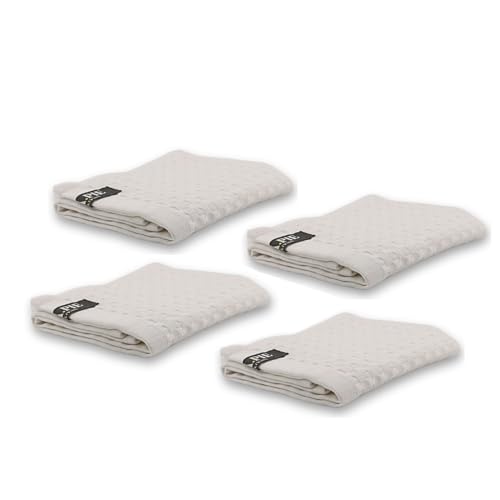 AGA.PIE 4er Set Bambus Lyocell Waschlappen - Weiß, 30x30 cm, Bio Oeko-Tex 100, GOTS Zertifiziert, mit Bio Baumwolle, Nachhaltig, Waffelpique - Waschtücher, Seiftücher - 4 Stück AGA.PIE 4er Set Bambus Lyocell Waschlappen - Weiß, 30x30 cm, Bio Oeko-Tex 100, GOTS Zertifiziert, mit Bio Baumwolle, Nachhaltig, Waffelpique - Waschtücher, Seiftücher - 4 Stück von AGA.PIE
