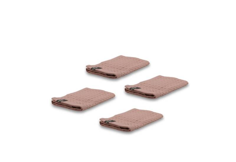 AGA.PIE Waschlappen Bambus Lyocell Waschlappen-Set (4 Waschlappen), Waffeldesign, Waffelpique von AGA.PIE