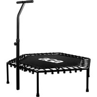 Aga FITNESS Trampolin 130 cm Schwarz + Griff von AGA24
