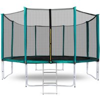 Aga SPORT PRO Trampolin,Kindertrampolin,Gartentrampolin mit Sicherheitsnetz 366 cm Dunkelgrün + Schutznetz + Leiter Aga SPORT PRO Trampolin,Kindertrampolin,Gartentrampolin mit Sicherheitsnetz 366 cm Dunkelgrün + Schutznetz + Leiter von AGA24