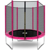 Aga SPORT TOP Trampolin,Kindertrampolin mit Sicherheitsnetz 180 cm Rosa Aga SPORT TOP Trampolin,Kindertrampolin mit Sicherheitsnetz 180 cm Rosa von AGA24