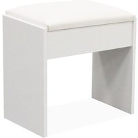 Aga Schminktisch Hocker MRDT14 Mattweiß von AGA24