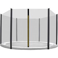 Aga24 - Aga-Sicherheitsnetz für Trampolin 250 cm für 6 Stangen Schwarzes Netz / Schwarz von AGA24