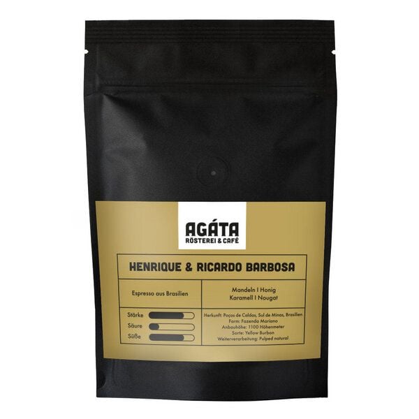 AGÁTA Rösterei & Café Barbosa Espresso, ganze Bohne oder gemahlen 250g von AGÁTA Rösterei & Café