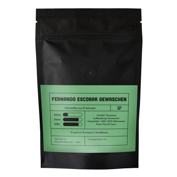 AGÁTA Rösterei & Café Fernando Pacamara Gewaschen Filterkaffee, ganze Bohne, 250g von AGÁTA Rösterei & Café