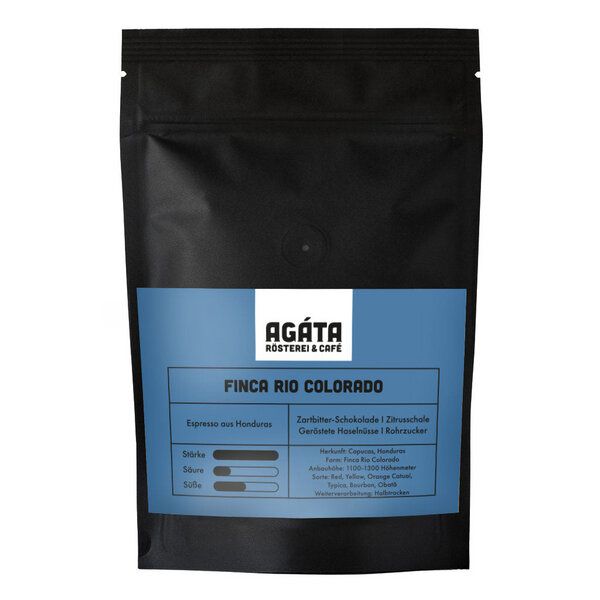 AGÁTA Rösterei & Café Finca Rio Colorado, Espresso, ganze Bohne, gemahlen, 250g von AGÁTA Rösterei & Café