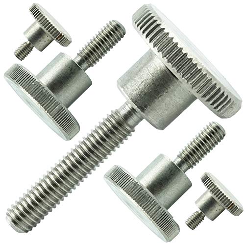 M4x20 mm (50 Stück) Rändelschrauben M4 hohe Form - Edelstahl VA A1 - rostfrei - DIN 464 | AGBERG von AGBERG