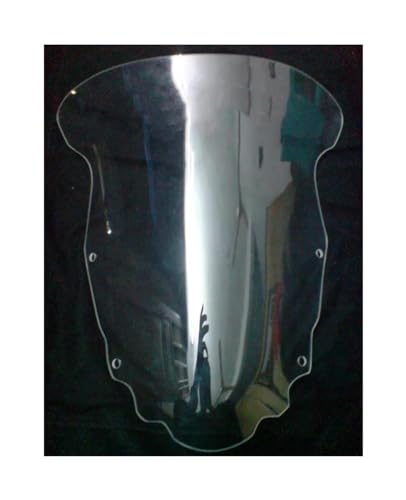 Motorrad Windschutzscheibe Spoiler Luftabweiser Für Für KLR650 Für KLR 650 2008-2015 Windschutzscheibe Front Glas Luftstrom Deflektor Wind Bildschirm Schwarz Verkleidung windschutzscheibe(Clear) von AGBLAYDVEW
