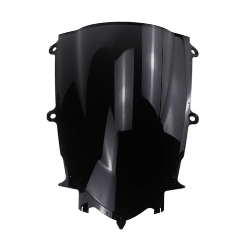Motorrad Windschutzscheibe Spoiler Luftabweiser Für Für YZF Für R7 2021 2022 Für YZF-R7 21-22 Motorrad Sport Windschutzscheibe Visier Schwarz Windschutzscheibe doppel Blase(Zwart) von AGBLAYDVEW