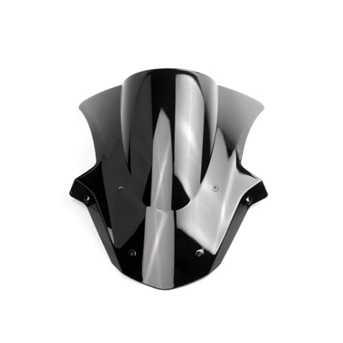Motorrad Windschutzscheibe Spoiler Luftabweiser Für Für ZX10R Für ZX-10R 2011-2015/2016-2017 2018 2019 Motorrad Windschutzscheibe Double Bubble Air Windabweiser Schwarz(Black 2011-2015) von AGBLAYDVEW