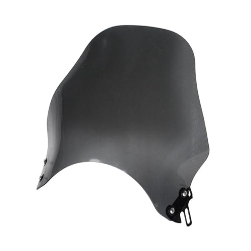Motorrad Windschutzscheibe Spoiler Luftabweiser Für XJR1300 Für XJR1200 Für XJR400 Bikes Windschutz Glas Motorrad Runde Scheinwerfer Windschutzscheibe Windschutz(Dark Smoke) von AGBLAYDVEW
