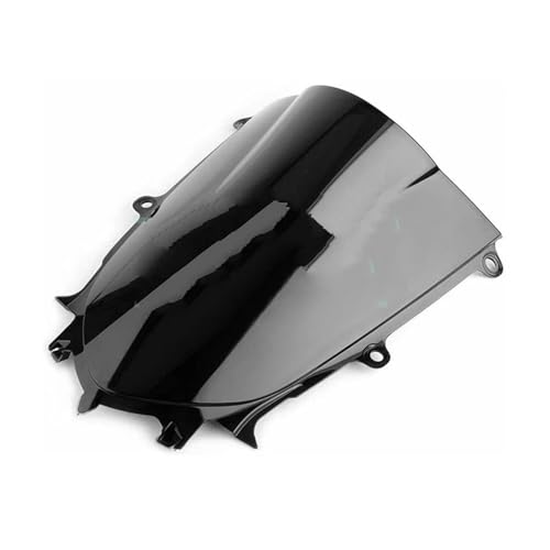 Motorrad Windschutzscheibe Spoiler Luftabweiser Für YZF 600 R6 R7 Für YZFR6 Für YZF-R7 2017 2018 2019 2020 2021 2022 2023 Motorrad bildschirm Windschutzscheibe Windschutz Double Bubble(Zwart) von AGBLAYDVEW