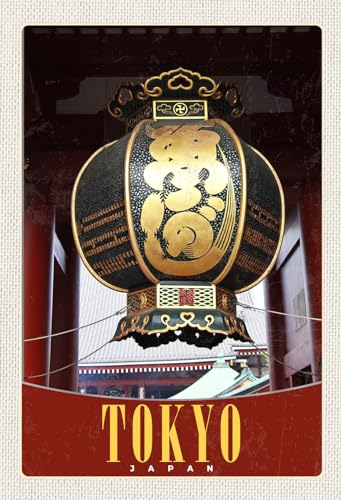 AGDeko® Blechschild Tokyo Japan Asien Tradition Reisen Urlaub Touristik Größe 30x20 cm von AGDeko André Günther Dekoration & Style