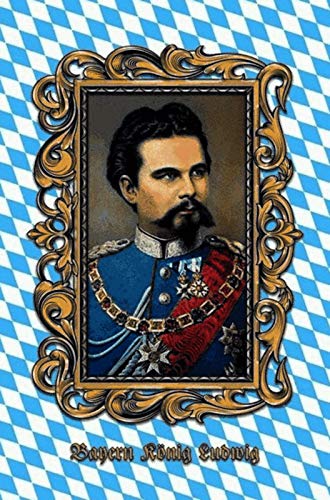 Aus Holz 20x30cm Bayern König Ludwig Bild Tafel von AGDeko André Günther Dekoration & Style