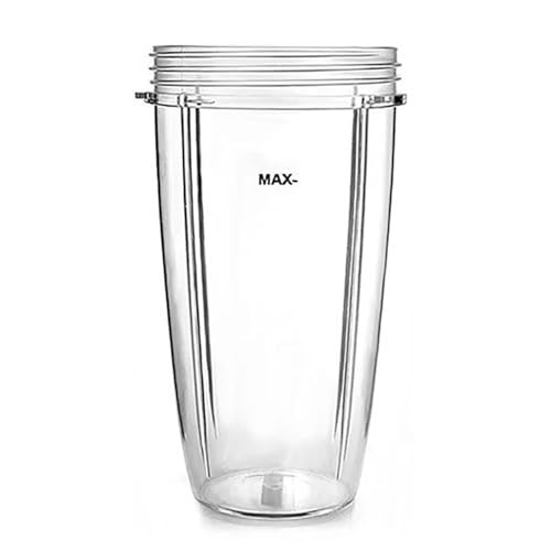 1 x 18/24/32 oz Ersatz-Mixbecher, kompatibel mit Nutribullet, 600 W Pro 900 Mixer-Entsafter-Zubehör(24oz) von AGFQGLDPO