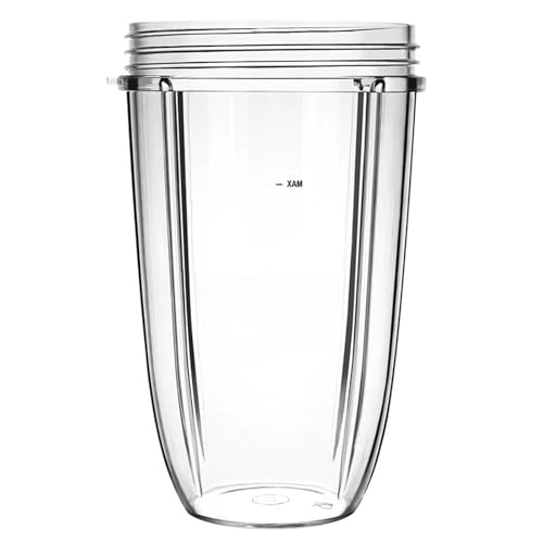 1 x 18/24/32 oz Ersatz-Mixbecher, kompatibel mit Nutribullet, 600 W Pro 900 Mixer-Entsafter-Zubehör(32oz) von AGFQGLDPO