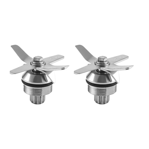 Ersatzklingen 767 aus gehärtetem Edelstahl, sechs Klingen for Mischen und Schneiden, TWK Jtc 767, Messer, Eiscrusher, kompatibel mit Vitamix, Entsafter-Mixer-Teile(2pcs) von AGFQGLDPO