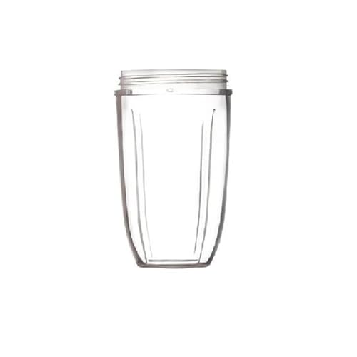 Klarer Entsafterbecher, Ersatz aus Kunststoff, großer Becher, kompatibel mit NutriBullet, Entsafter, 18/24/32 oz, transparenter Becher mit ergonomischem Griffdesign(24oz) von AGFQGLDPO