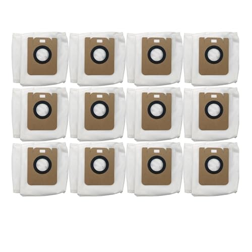 Staubbeutelzubehör Roboter-Staubsaugerbeutel, Schmutzbeutel, Ersatz-Ersatzteile, kompatibel mit Dreame, Bot D10 Plus RLS3D(12pcs) von AGFQGLDPO