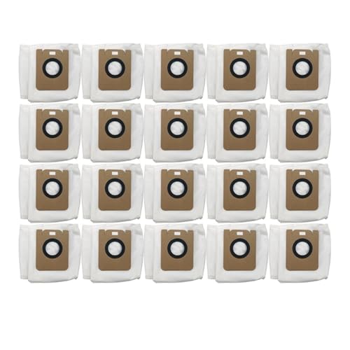 Staubbeutelzubehör Roboter-Staubsaugerbeutel, Schmutzbeutel, Ersatz-Ersatzteile, kompatibel mit Dreame, Bot D10 Plus RLS3D(20pcs) von AGFQGLDPO