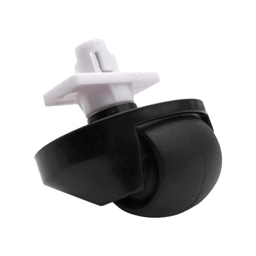 Vorderradteile, kompatibel mit Roborock, S4 Max, S6 PURE, S5 MAX, S6 MAXV, E4, Ersatzteile, Lenkrad kann nicht manuell herausgezogen werden(Black 1PCS) von AGFQGLDPO